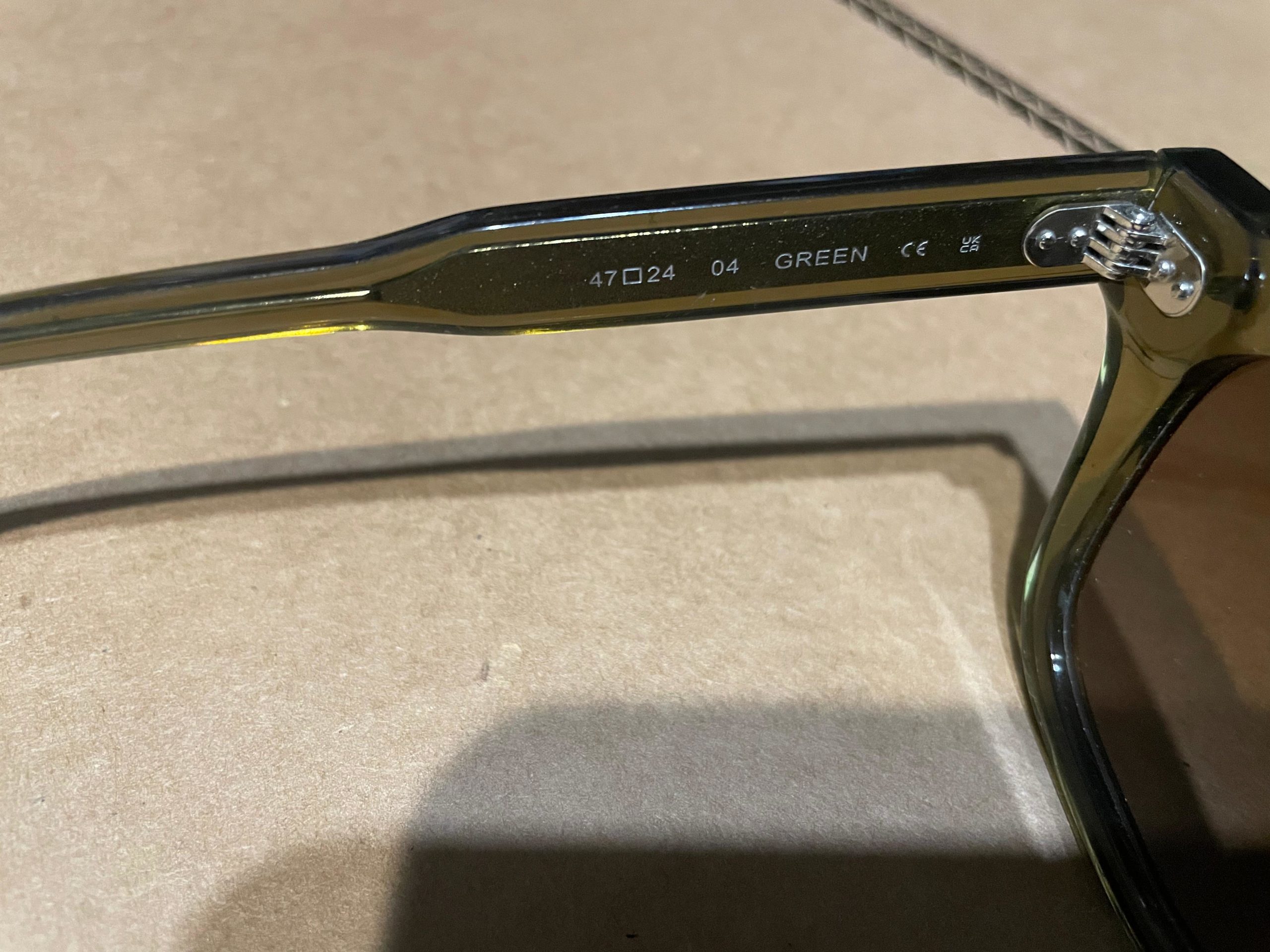 Lentes para Sol para Mujer Marca Chimi. Sunglasses 04 GREEN 47-24. DESIGNED IN STOKCHOLM (usados pero como nuevos) - Image 3