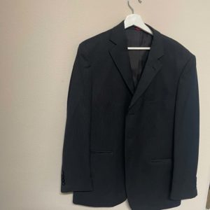 Saco de vestir para hombre color Gris Negro Talla: L